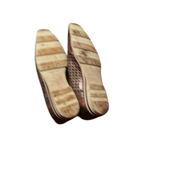 Harris Firenze Brown and Blue Men's Dress Shoes 8 - Picture 5 of 6